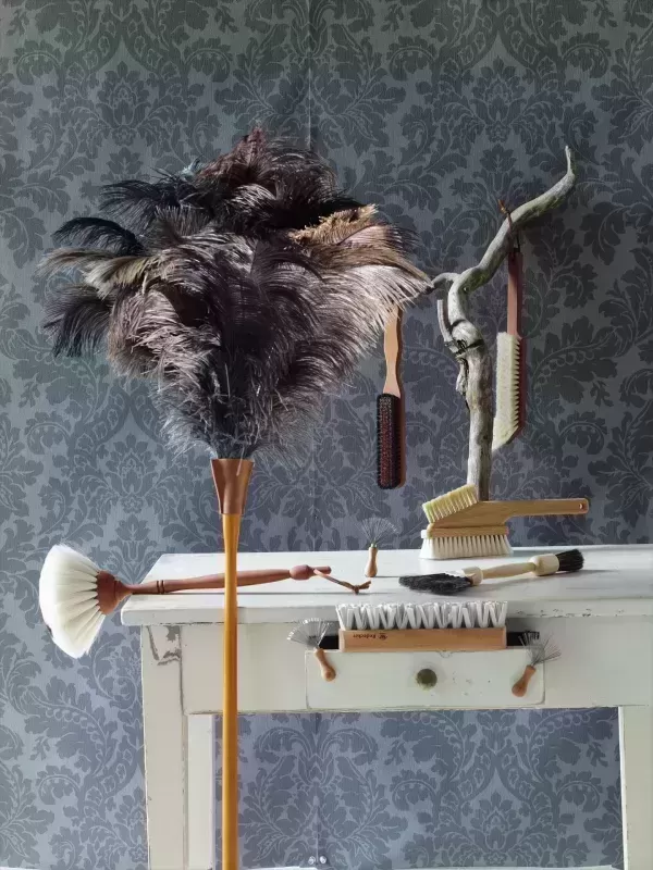 Plumeau en plumes d'autruche